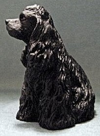 dollhouse American cocker spaniel black