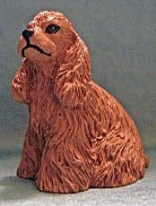 dollhouse American cocker spaniel brown