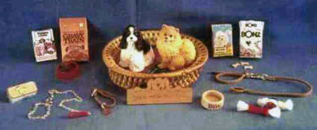 dollhouse dogs and dog accessories