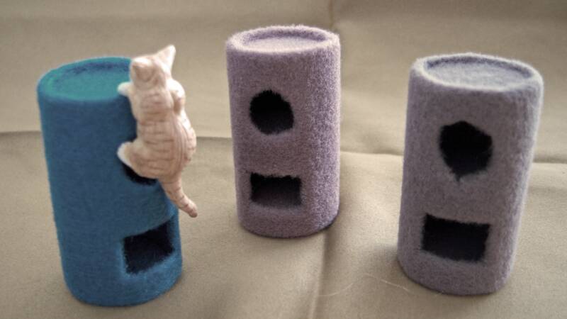 dollhouse double cat condo houses