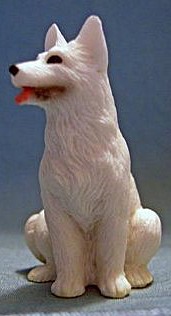 dollhouse White German Shepherd 